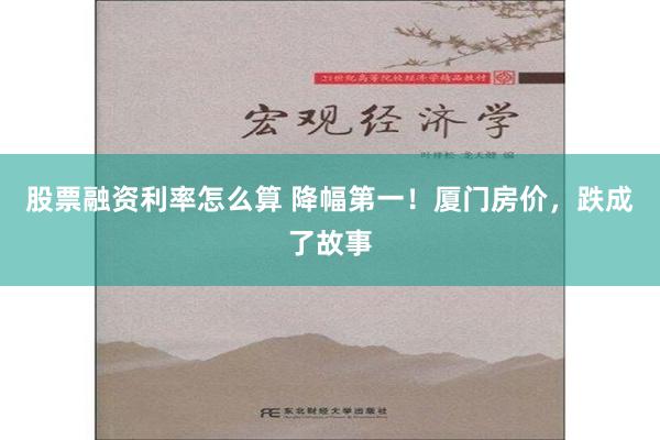 股票融资利率怎么算 降幅第一！厦门房价，跌成了故事