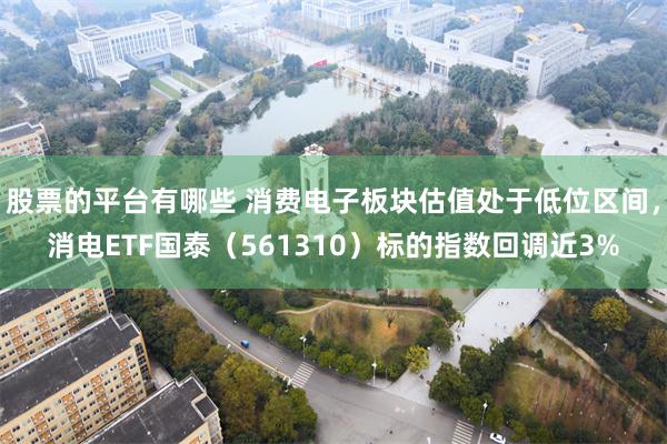 股票的平台有哪些 消费电子板块估值处于低位区间，消电ETF国泰（561310）标的指数回调近3%
